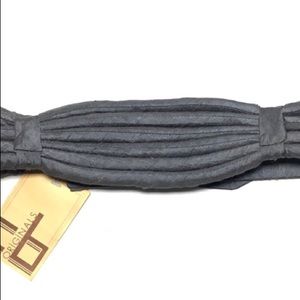 Vintage Japanese silk knit wide waist kimono belt